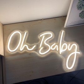 ‘Oh baby’ Neon Sign